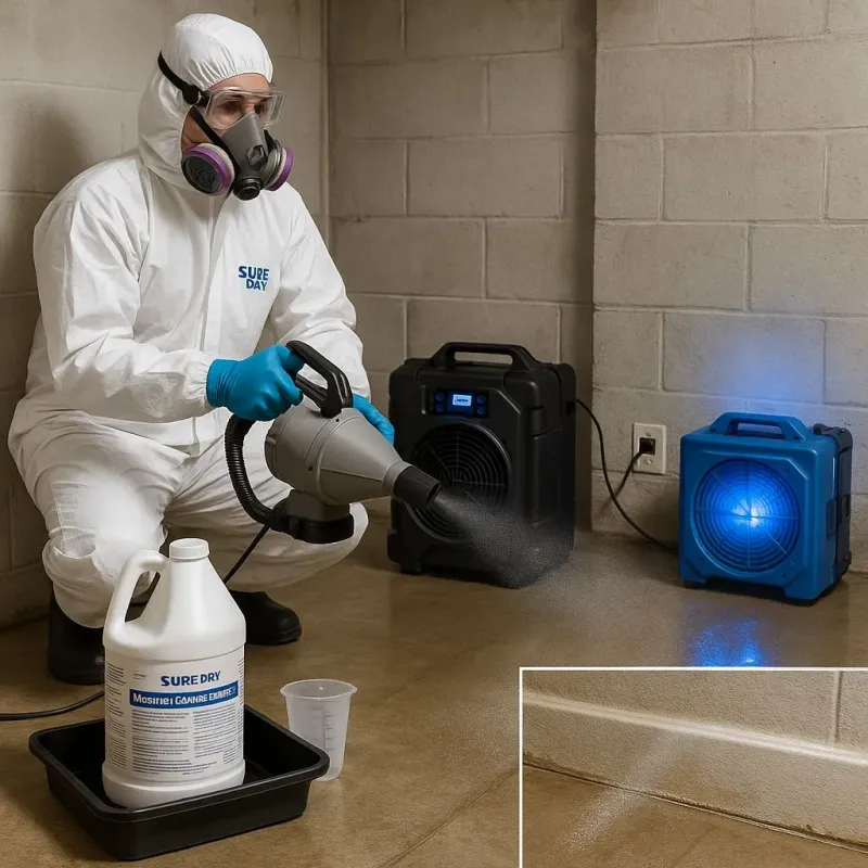 Sanitization and Odor Removal process in Sophia, WV